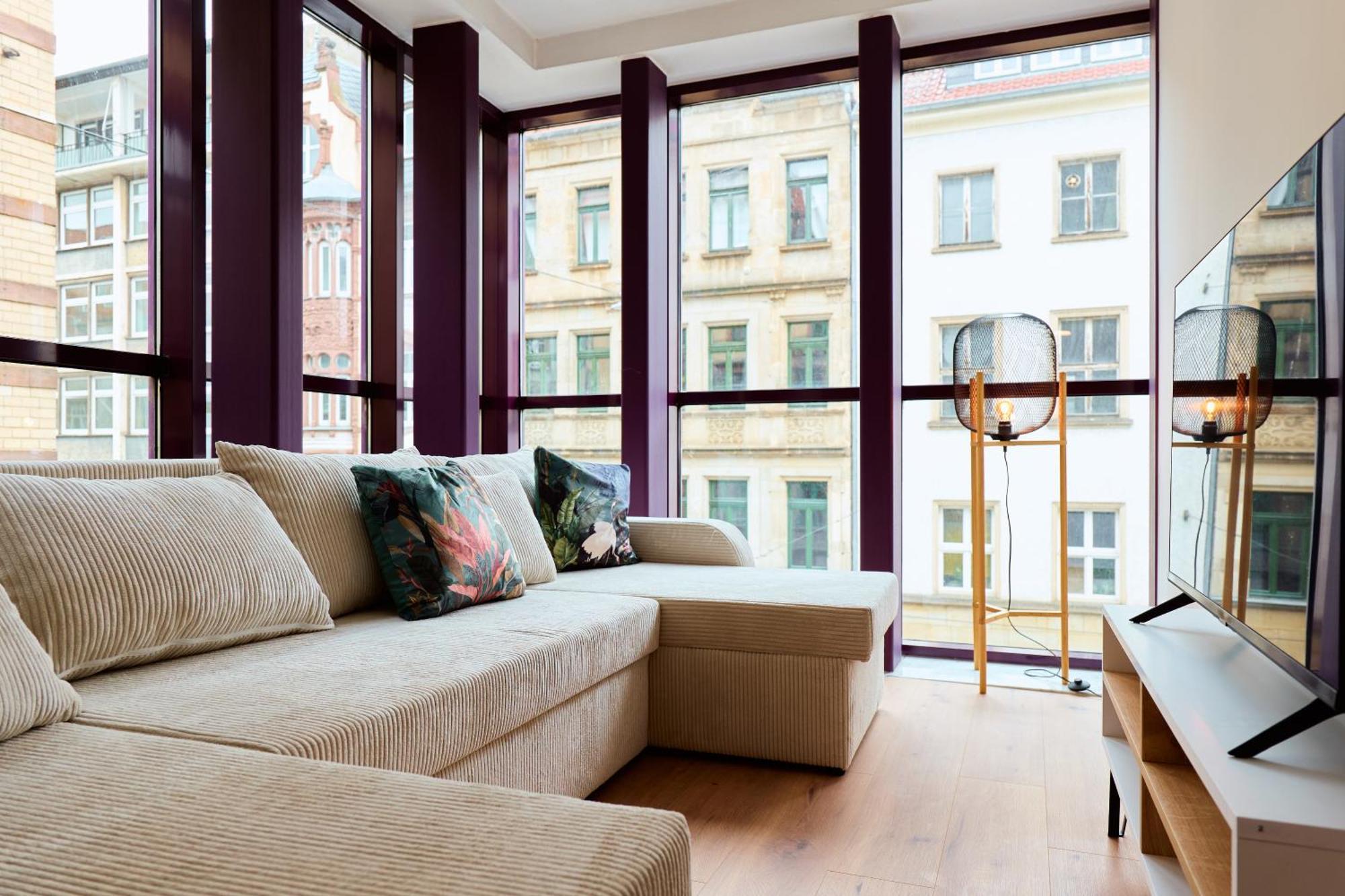 Stylisches Apartment I Fahrstuhl I Bahnhofsnah Erfurt Exterior foto